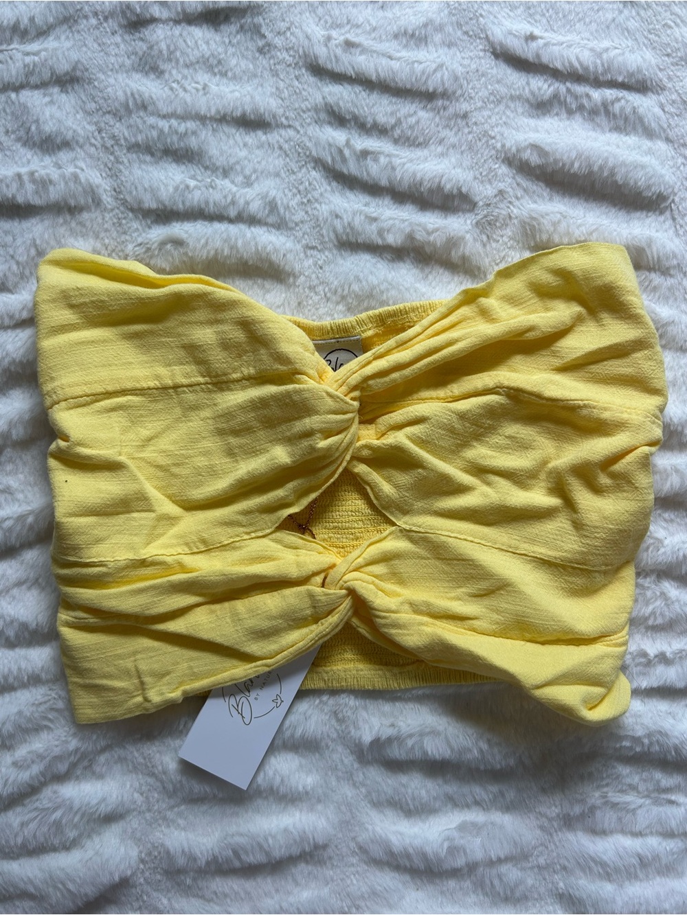 Blanco by Nature Yellow Tube Top